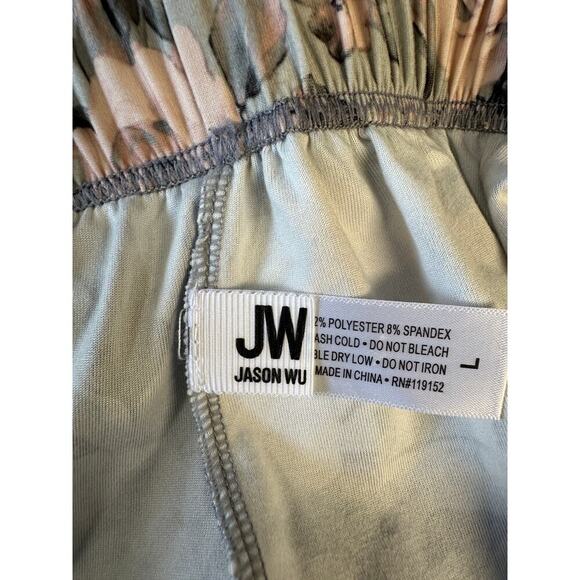 Jason Wu Ink Floral Print Pajama Bottoms Sleepwear Large SILKY SOFT EUC - Picture 7 of 7